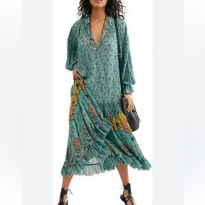 Free People Feelin Groovy Maxi Dress- Boho